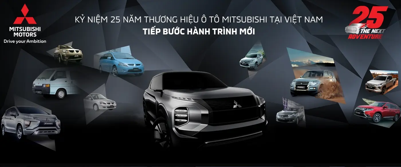 Kỷ niệm 25 năm thương hiệu Mitsubishi tại Việt Nam